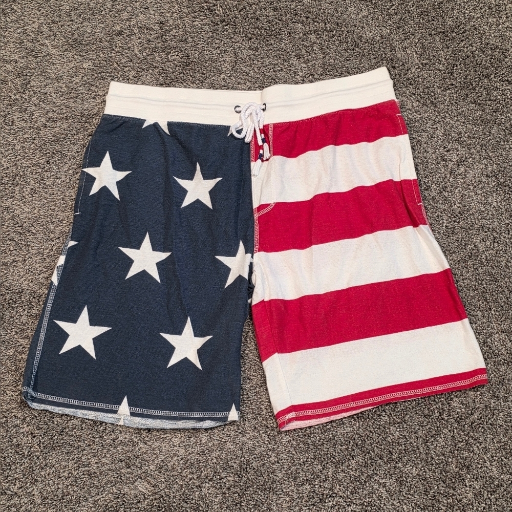 Top Drawer Patriotic Shorts Size Large